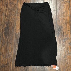 Cider Black Maxi Skirt